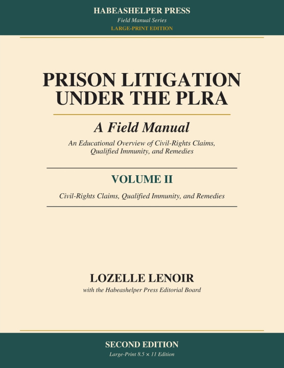 Kniha Prison Litigation Under the PLRA Lozelle Lenoir