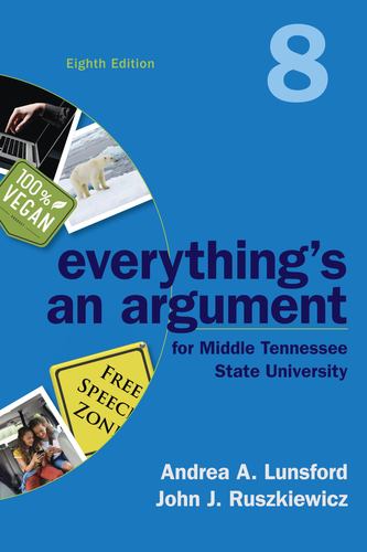 Kniha EVERYTHING'S AN ARGUMENT >CUSTOM< LUNSFORD