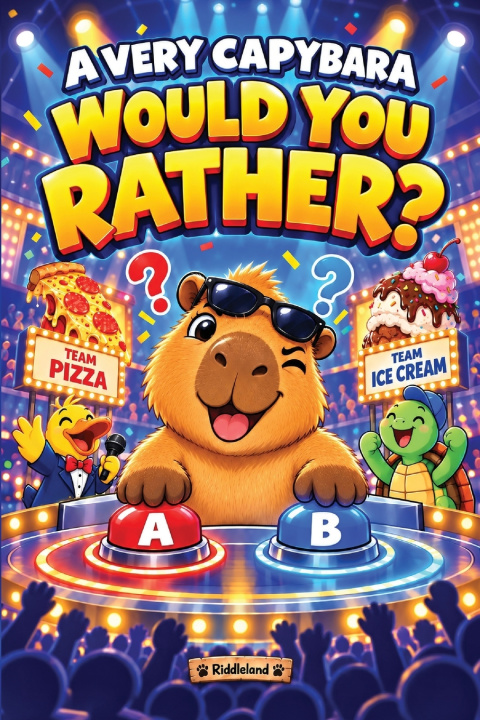 Boek A Very Capybara Would You Rather Riddleland