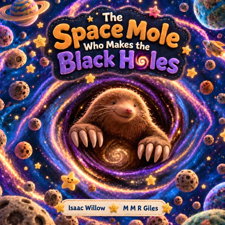 Knjiga The space mole - Who makes the black holes Isaac Willow