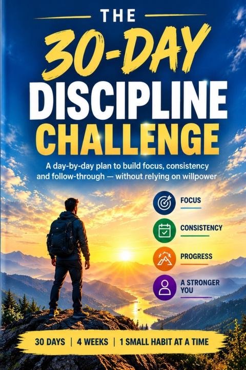 Book The 30-Day Discipline Challenge MD SHAHIL Reza