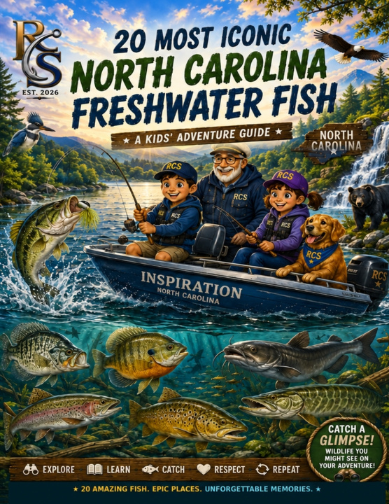 Livro North Carolina Fishing Adventure Captain Catch