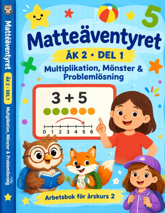 Книга MATTEÄVENTYRET Matematik Matteäventyret Åk 2 Del 1 kidlorella