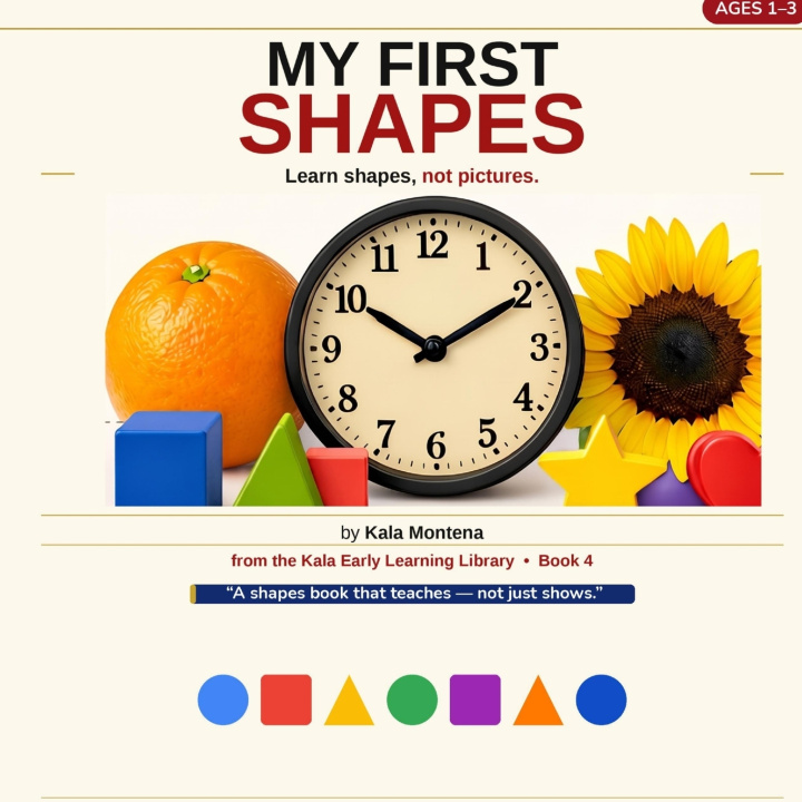 Książka My First Shapes Kala Montena