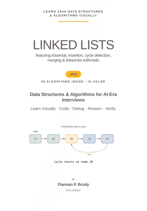 Kniha Linked Lists - Java Edition Flannan P. Brody