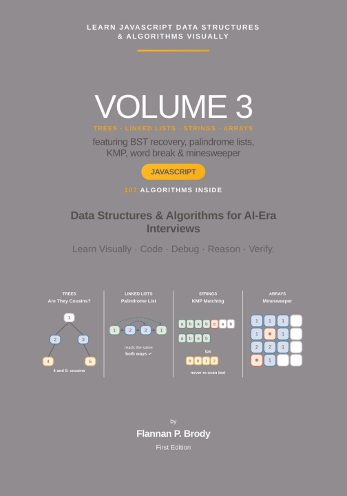 Kniha Learn JavaScript Data Structures & Algorithms Visually - Volume 3 Flannan P. Brody