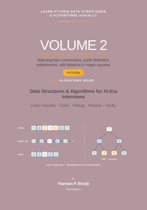 Kniha Learn Python Data Structures & Algorithms Visually - Volume 2 Flannan P. Brody