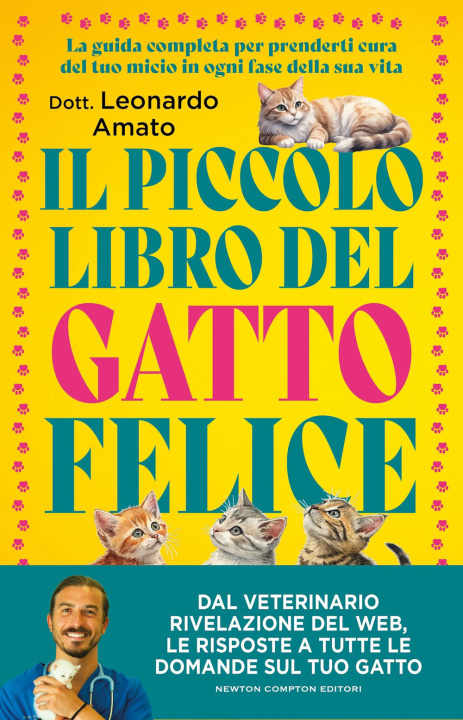 Książka piccolo libro del gatto felice Leonardo Amato