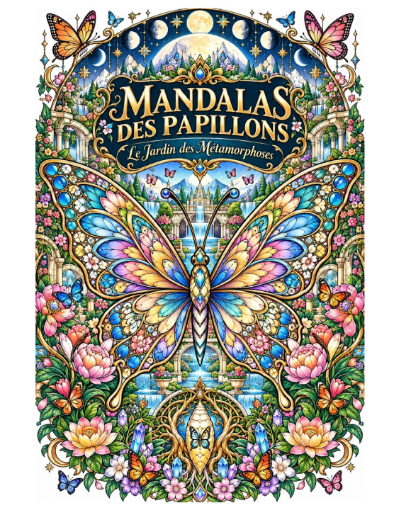 Книга Mandalas des Papillons Ludivine Poulaille