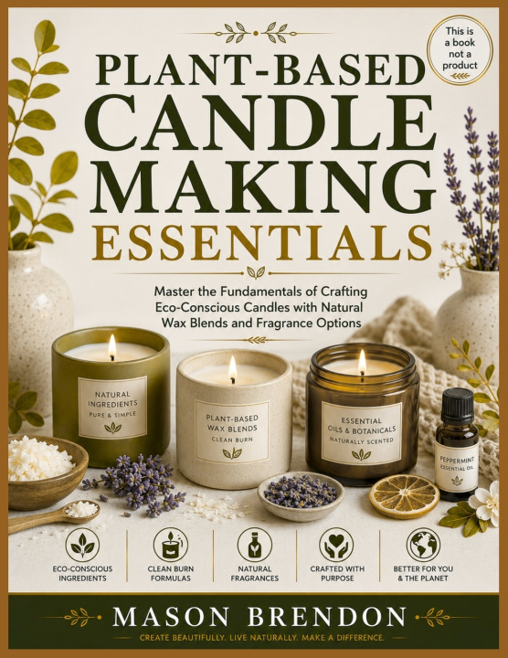 Libro PLANT-BASED CANDLE MAKING ESSENTIALS MASON BRENDON