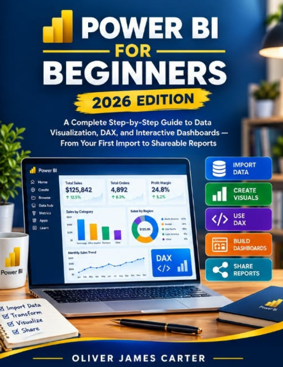 Carte POWER BI FOR BEGINNERS Oliver James Carter
