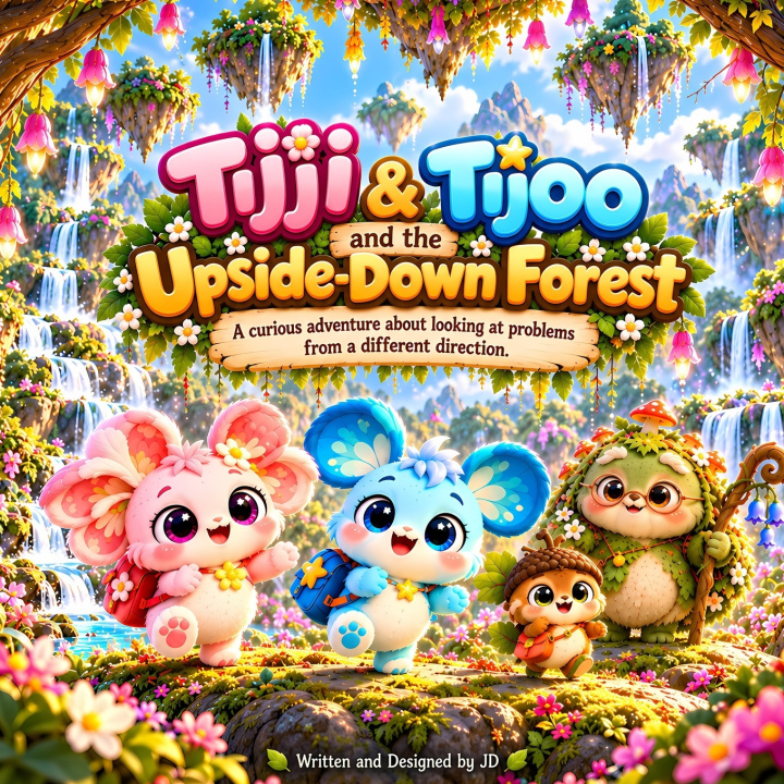 Boek Tijji & Tijoo and the Upside-Down Forest J D