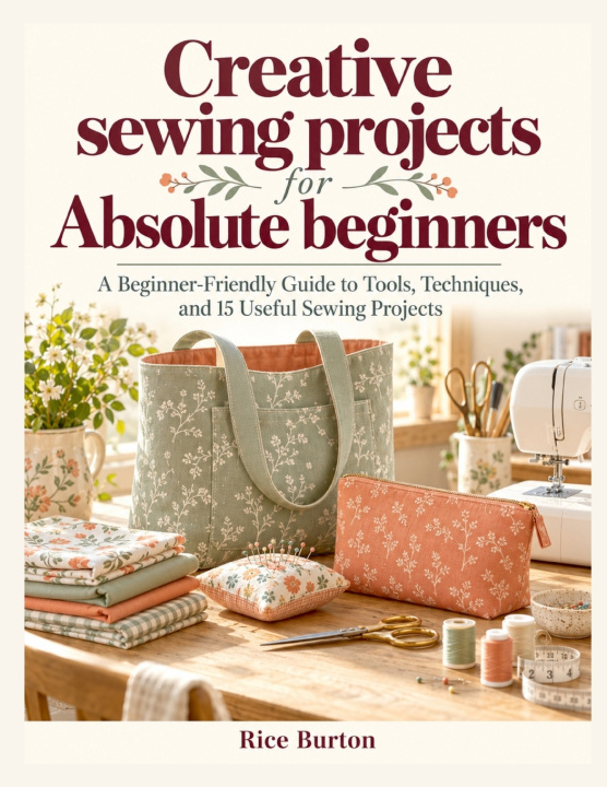 Książka Creative sewing projects for Absolute beginners Rice Burton