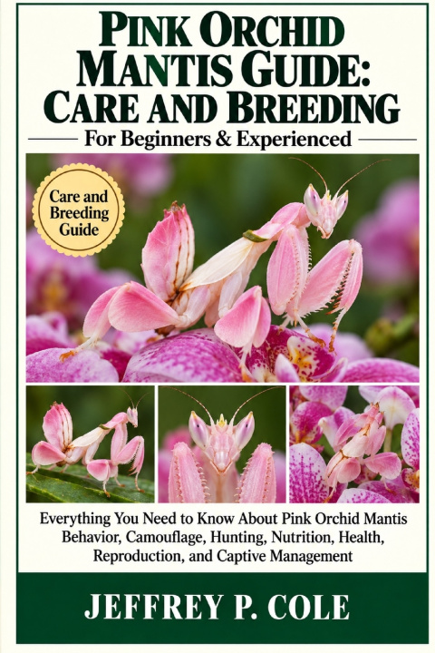 Libro PINK ORCHID MANTIS GUIDE JEFFREY P. COLE