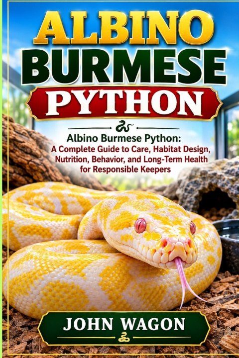 Книга ALBINO BURMESE PYTHON JOHN WAGON