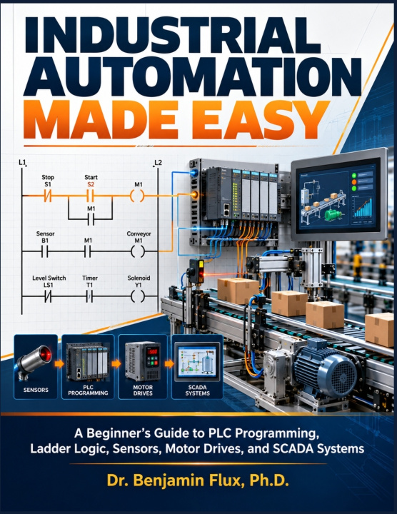 Knjiga Industrial Automation Made Easy Ph.D. Dr. Benjamin Flux