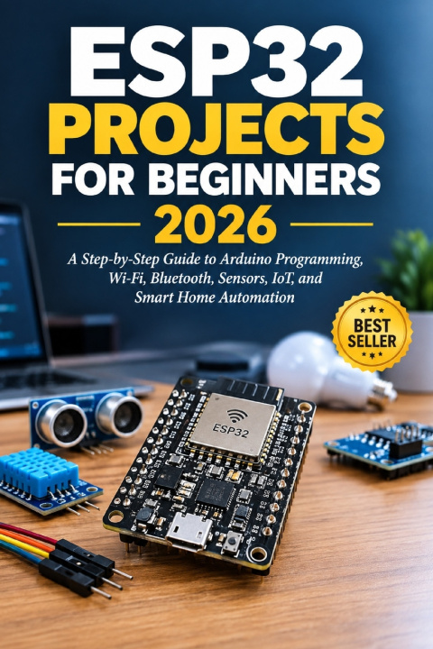 Kniha ESP32 Projects for Beginners 2026 Miley Potter