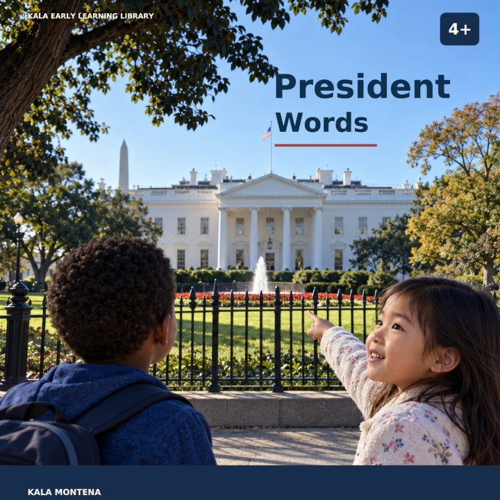 Knjiga President Words Curious World | Ages 4+ Montena