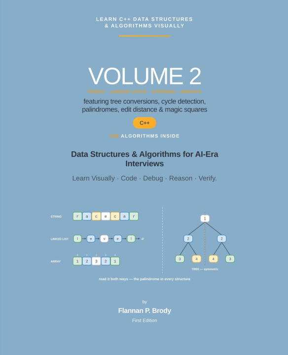 Knjiga Learn C++ Data Structures & Algorithms Visually - Volume 2 Flannan P. Brody