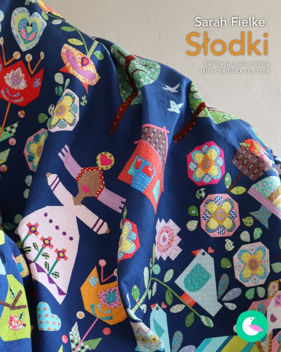 Knjiga Slodki Quilt Pattern with instructional Videos Sarah Fielke