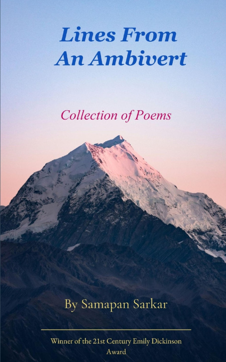 Kniha Lines From An Ambivert. A Collection Of Poems. Samapan Sarkar
