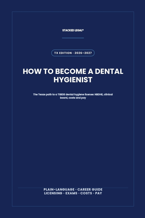 Buch How to Become a Dental Hygienist STACKED LEGAL