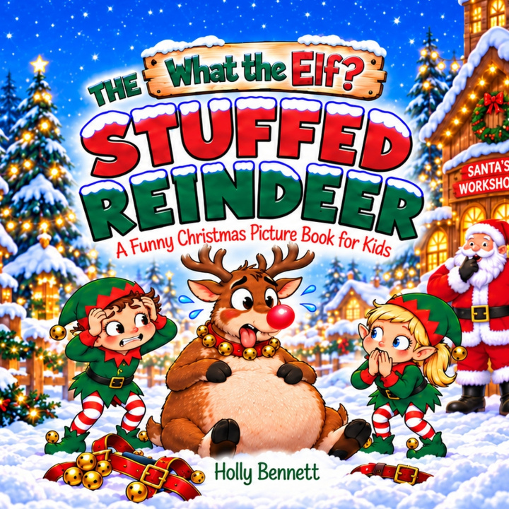 Carte The Stuffed Reindeer Holly Bennett