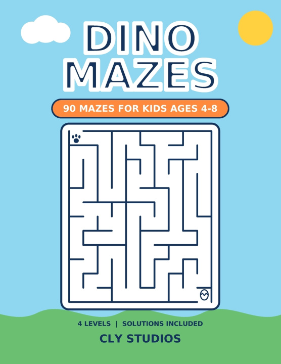 Kniha Dino Mazes CLY Studios