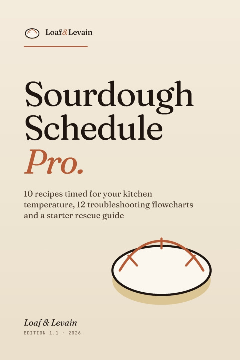 Книга Sourdough Schedule Pro Loaf & Levain