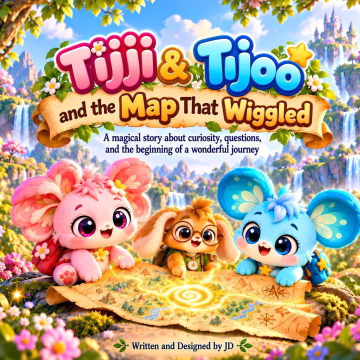 Carte Tijji & Tijoo and the Map That Wiggled J D