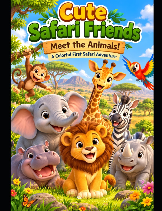 Libro Cute Safari Friends JARPULA SIVAKUMAR