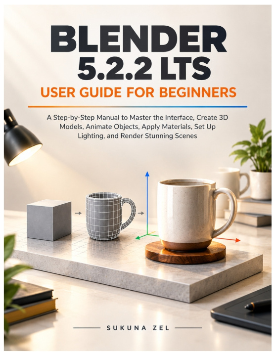 Book Blender 5.2.2 LTS User Guide for Beginners SUKUNA ZEL