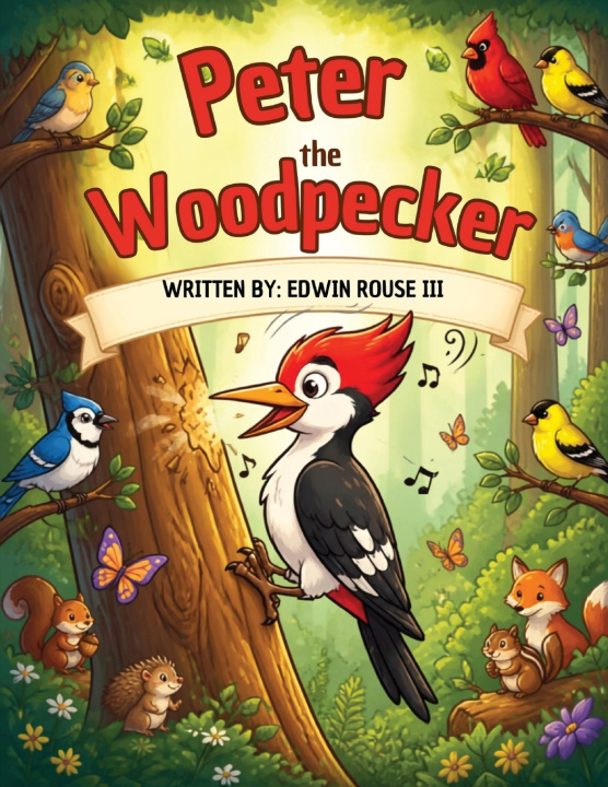 Kniha PETER THE WOODPECKER EDWIN H ROUSE