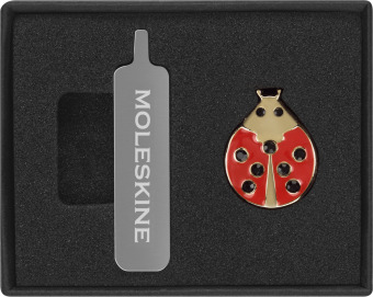 Hra/Hračka Moleskine Pin Marienkäfer 