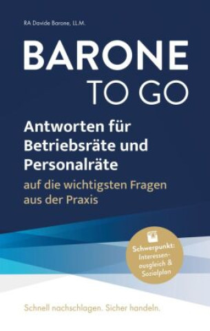 Kniha BARONE TO GO Davide Barone