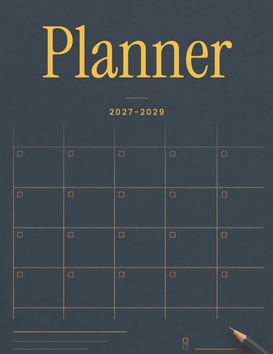 Libro Planner 2027-2029 Howard James