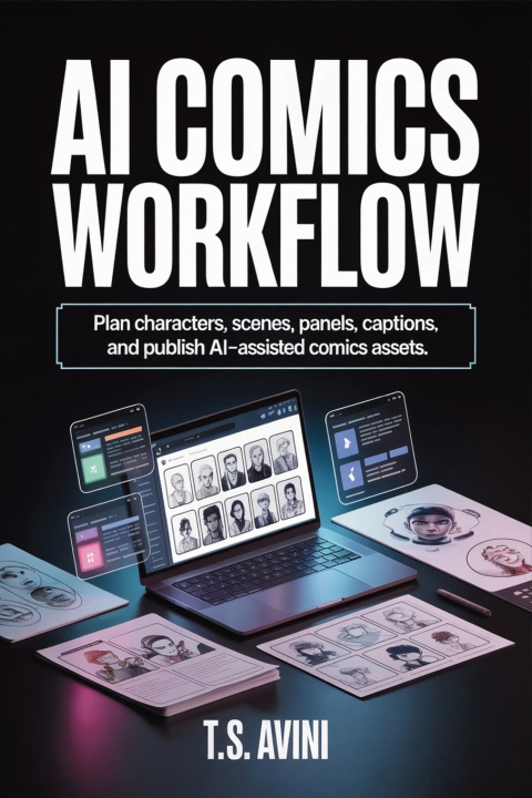 Boek AI Comics Workflow T.S Avini