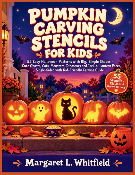 Buch PUMPKIN CARVING STENCILS FOR KIDS Margaret L. Whitfield