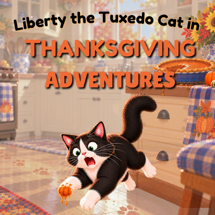 Libro Liberty the Tuxedo Cat in Thanksgiving Adventures Liberty Falls