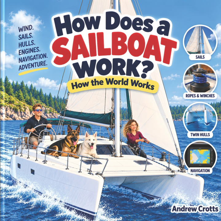 Kniha How Does a Sailboat Work? Andrew Crotts