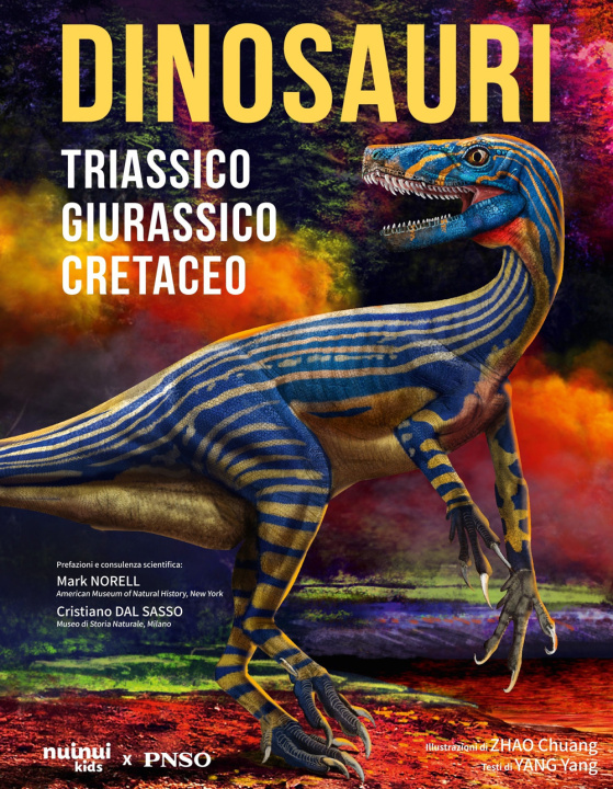 Boek Dinosauri. Triassico, giurassico, cretaceo Yang Yang