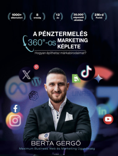 Kniha A pénztermelés 360°-os marketing képlete Berta Gergő
