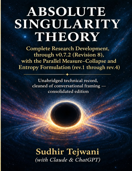 Libro ABSOLUTE SINGULARITY THEORY SUDHIR TEJWANI