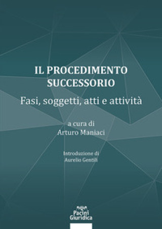 Kniha procedimento successorio. Fasi, soggetti, atti e attività 