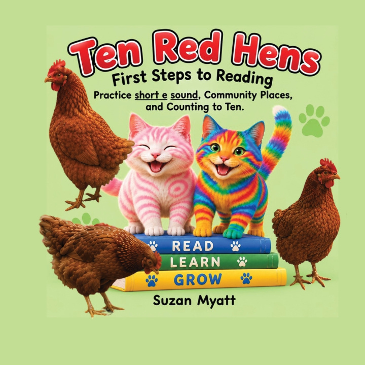 Livro Ten Red Hens Suzan Myatt