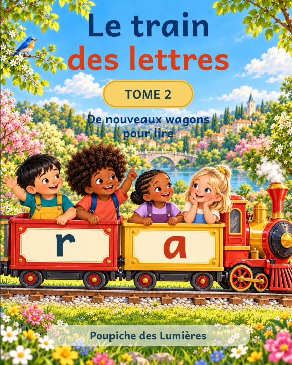 Kniha Le train des lettres Poupiche des Lumières