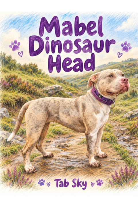 Knjiga Mabel Dinosaur Head Tab Sky