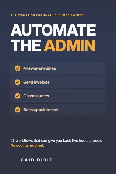 Knjiga Automate the Admin Said Dirie
