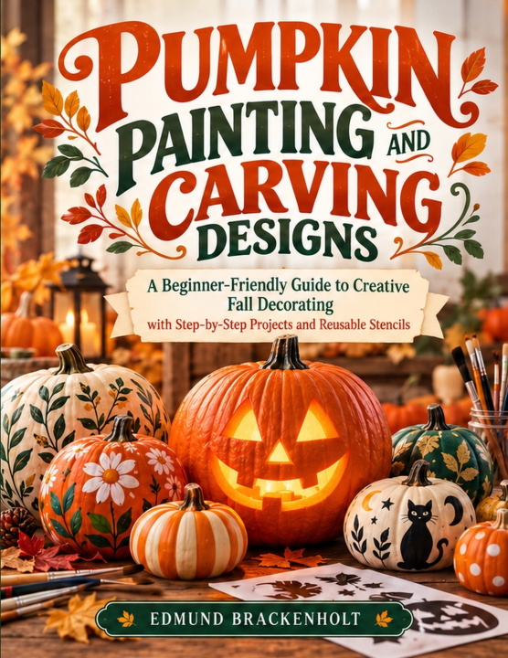 Könyv PUMPKIN PAINTING AND CARVING DESIGNS Edmund Brackenholt