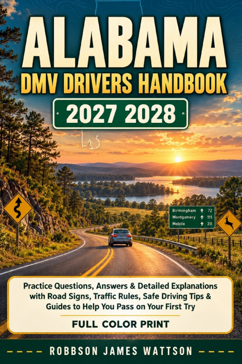 Könyv Alabama DMV Driver's Handbook 2027 2028 Robbson James Wattson